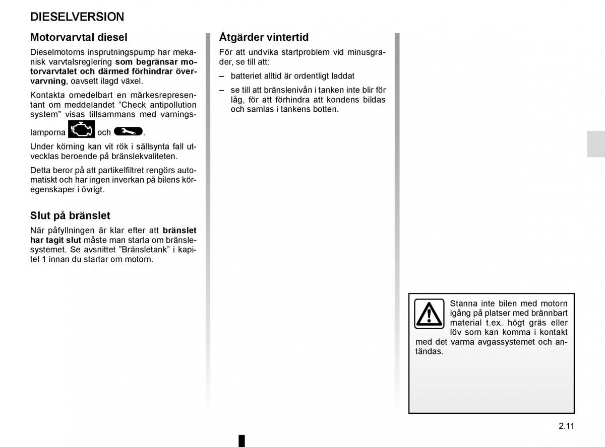 Renault Captur instruktionsbok / page 95