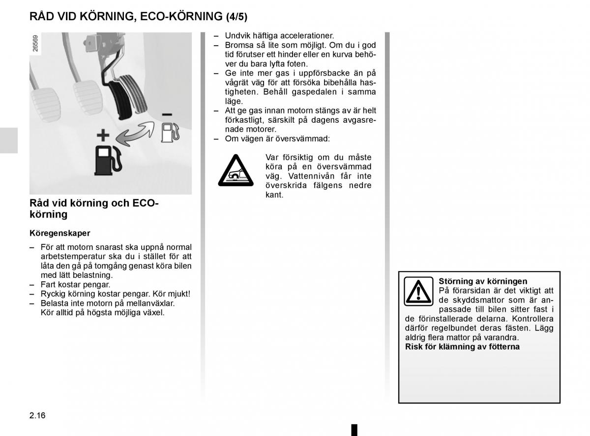 Renault Captur instruktionsbok / page 100