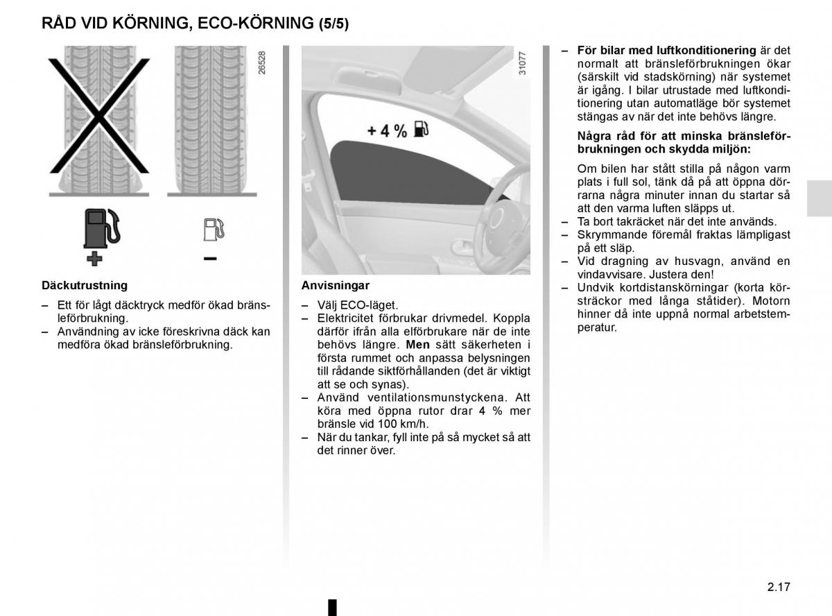 Renault Captur instruktionsbok / page 101