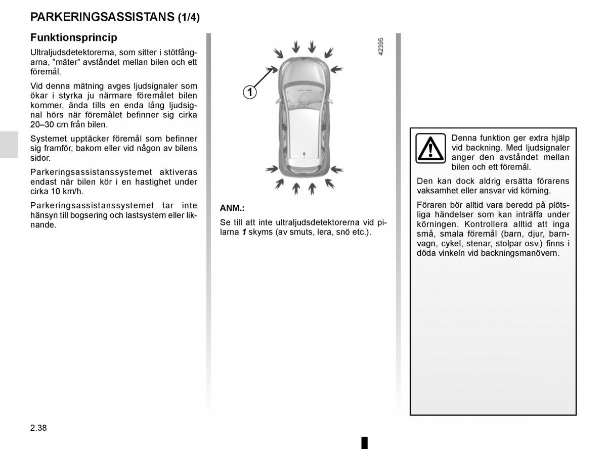 Renault Captur instruktionsbok / page 122