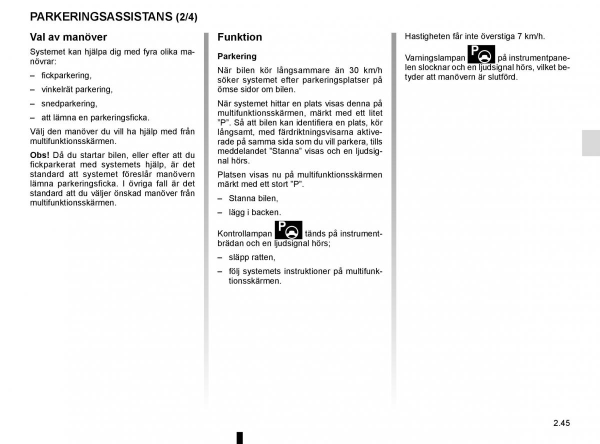 Renault Captur instruktionsbok / page 129