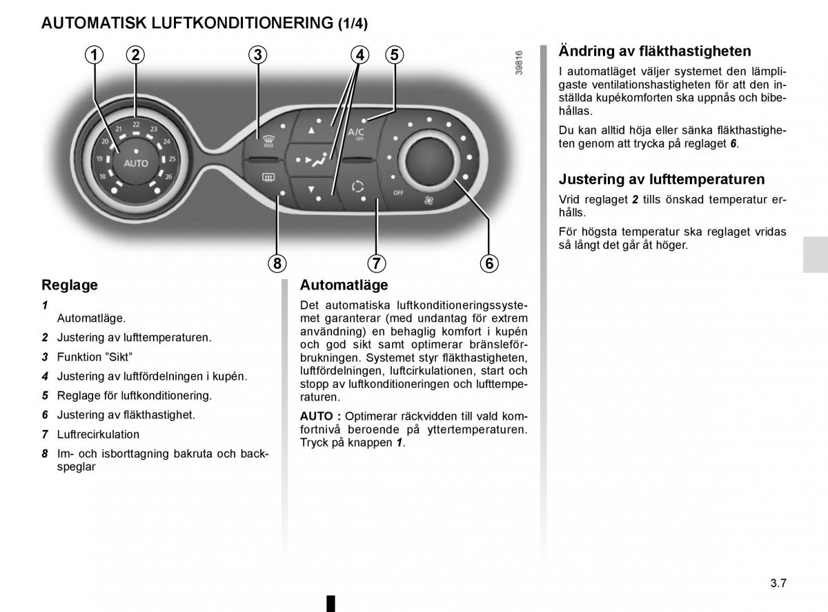 Renault Captur instruktionsbok / page 141