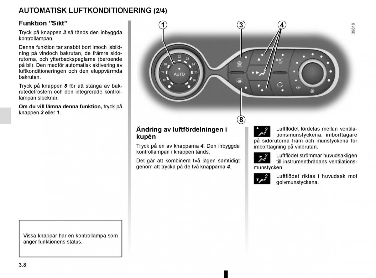 Renault Captur instruktionsbok / page 142