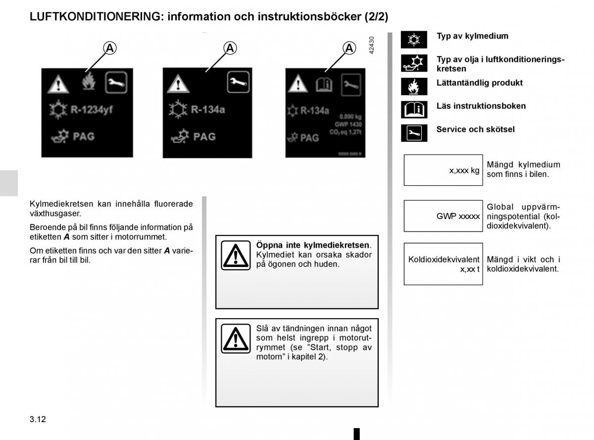 Renault Captur instruktionsbok / page 146