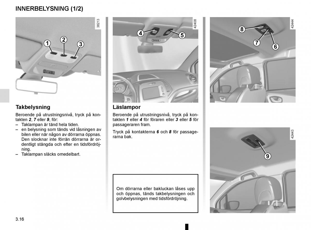 Renault Captur instruktionsbok / page 150