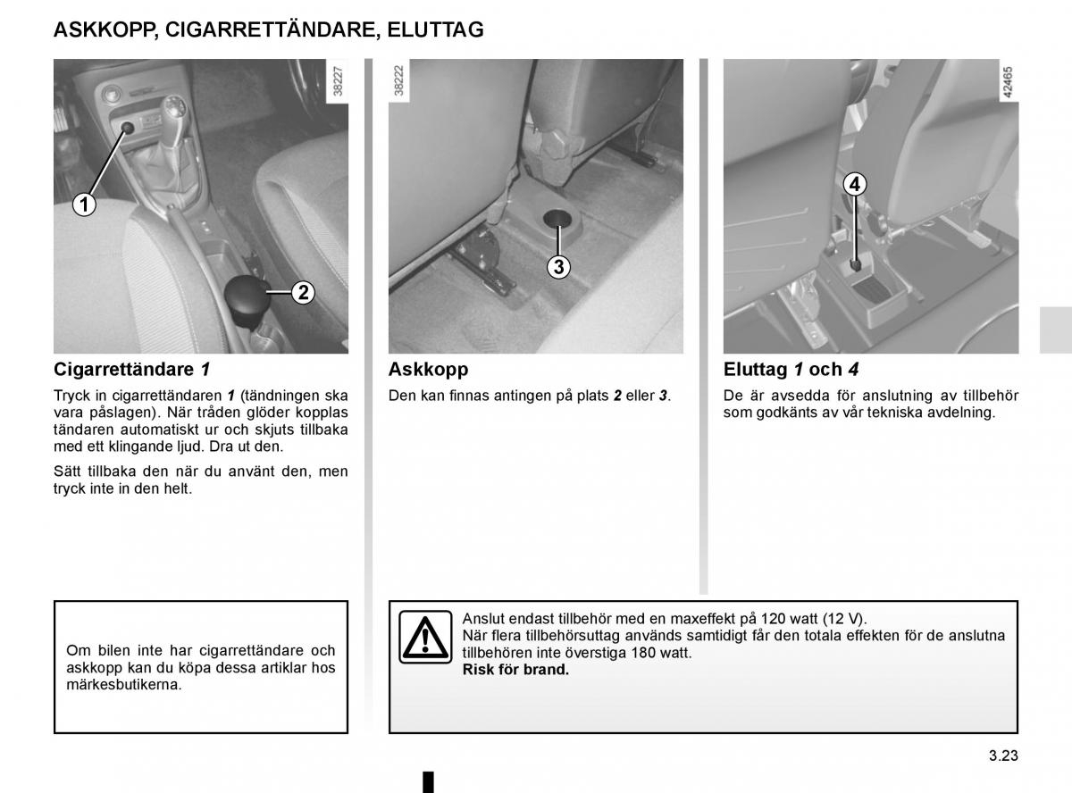 Renault Captur instruktionsbok / page 157