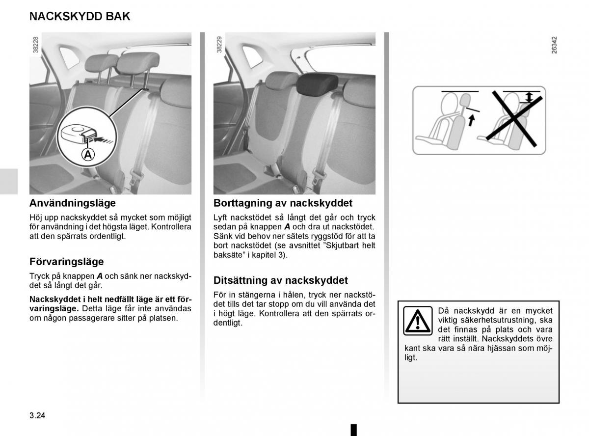 Renault Captur instruktionsbok / page 158