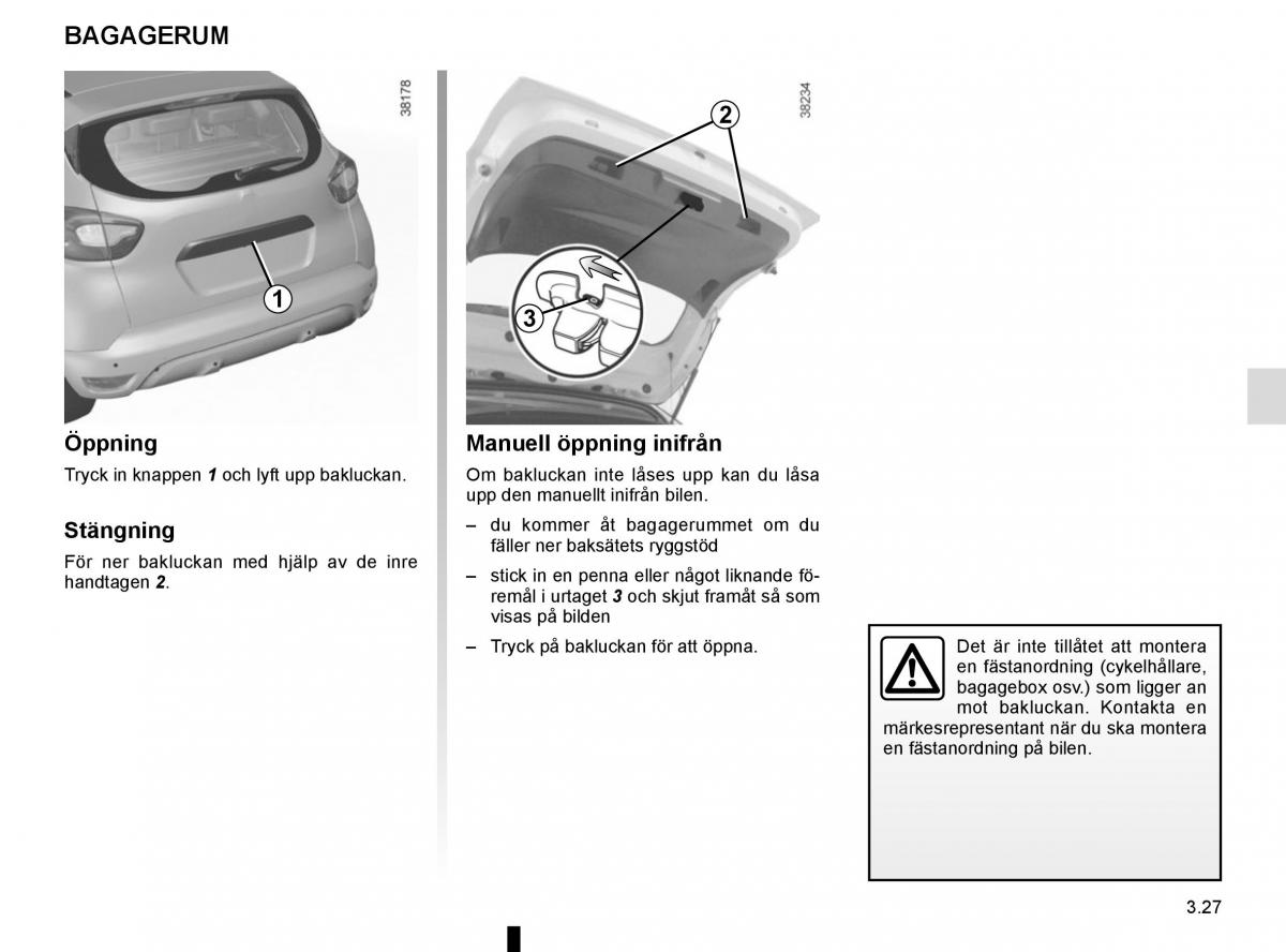 Renault Captur instruktionsbok / page 161