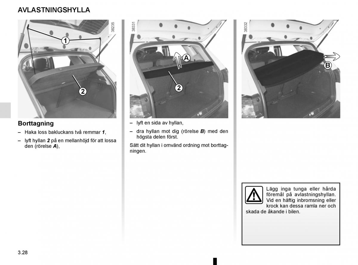 Renault Captur instruktionsbok / page 162