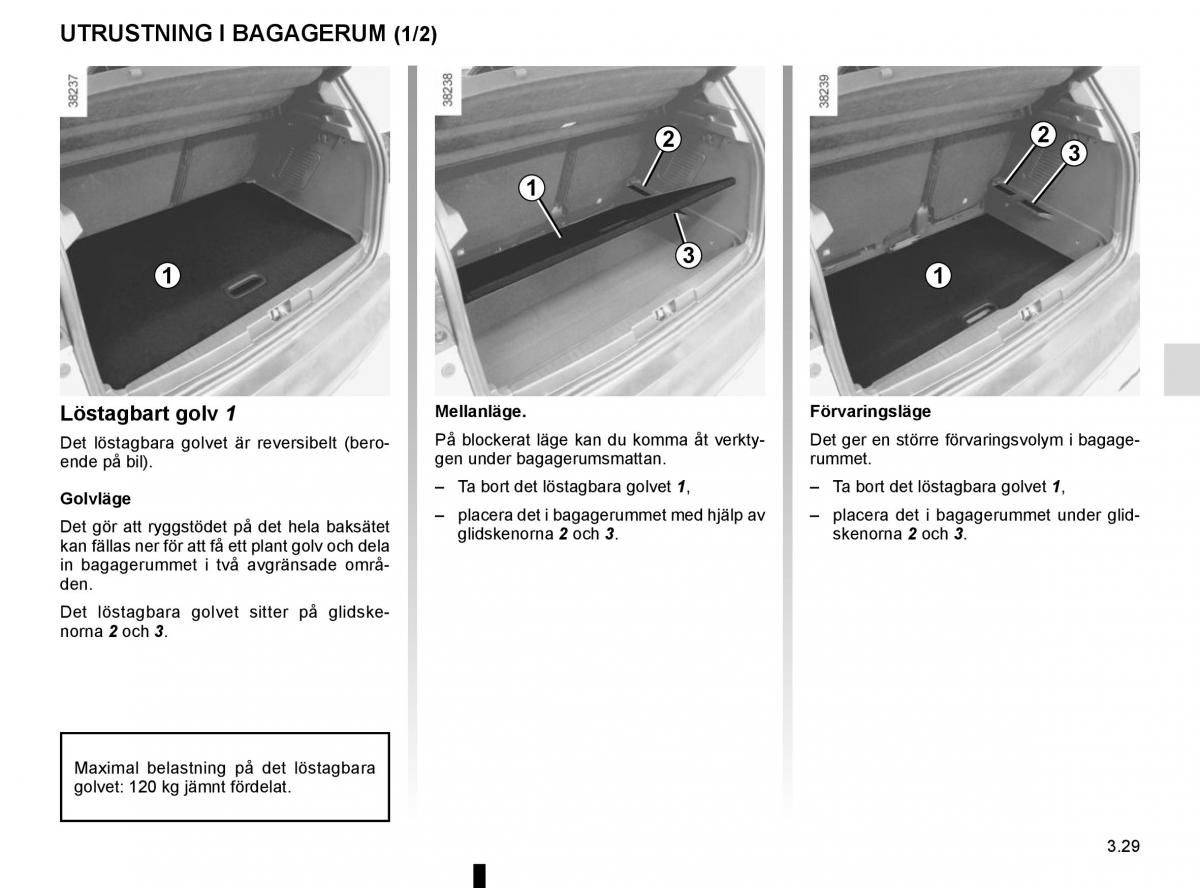 Renault Captur instruktionsbok / page 163