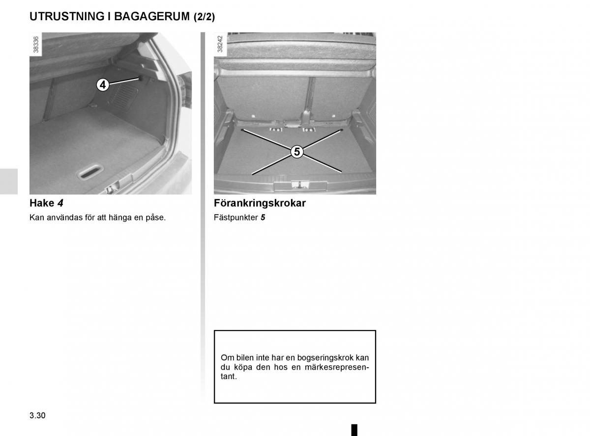 Renault Captur instruktionsbok / page 164