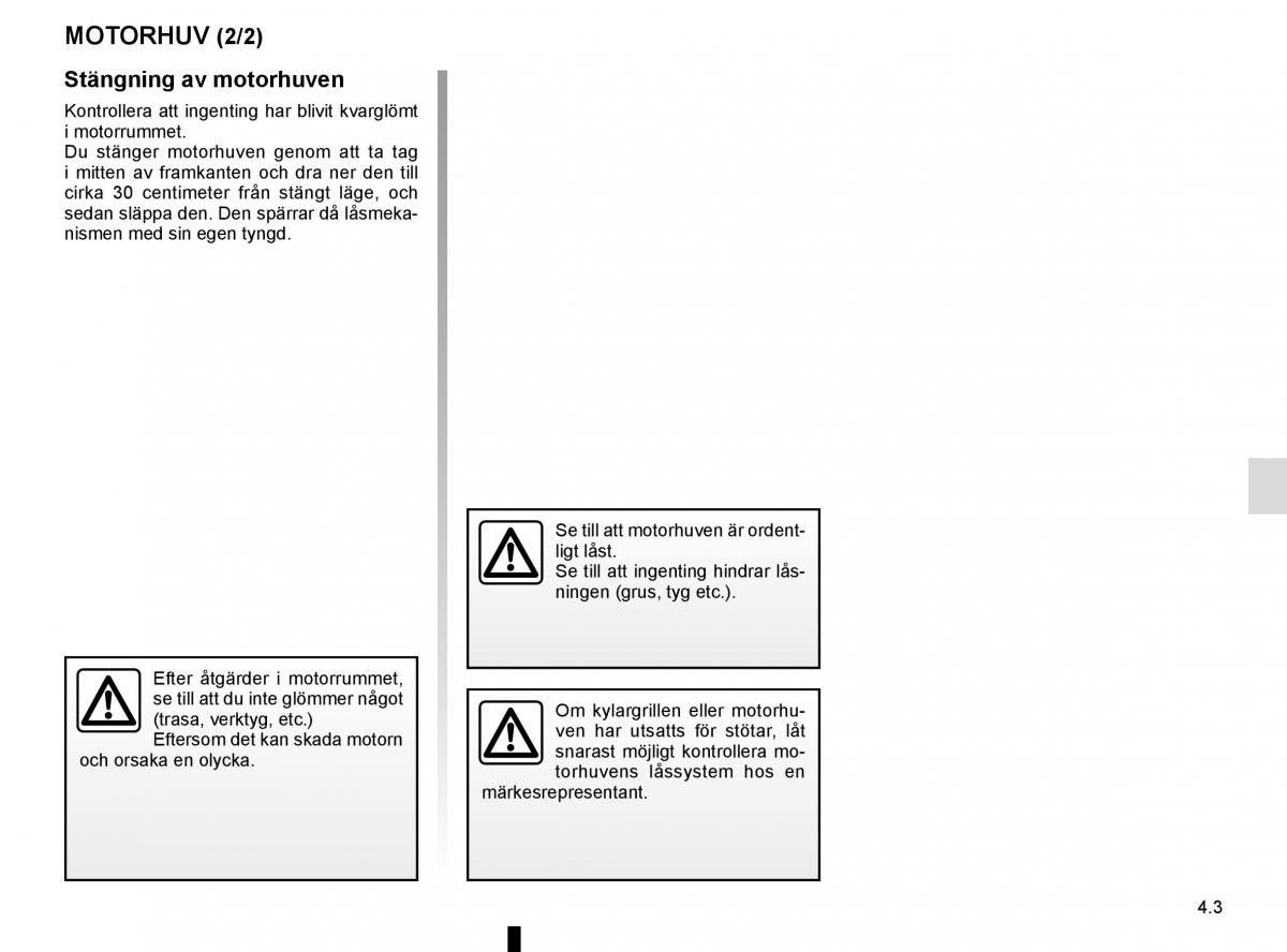 Renault Captur instruktionsbok / page 171