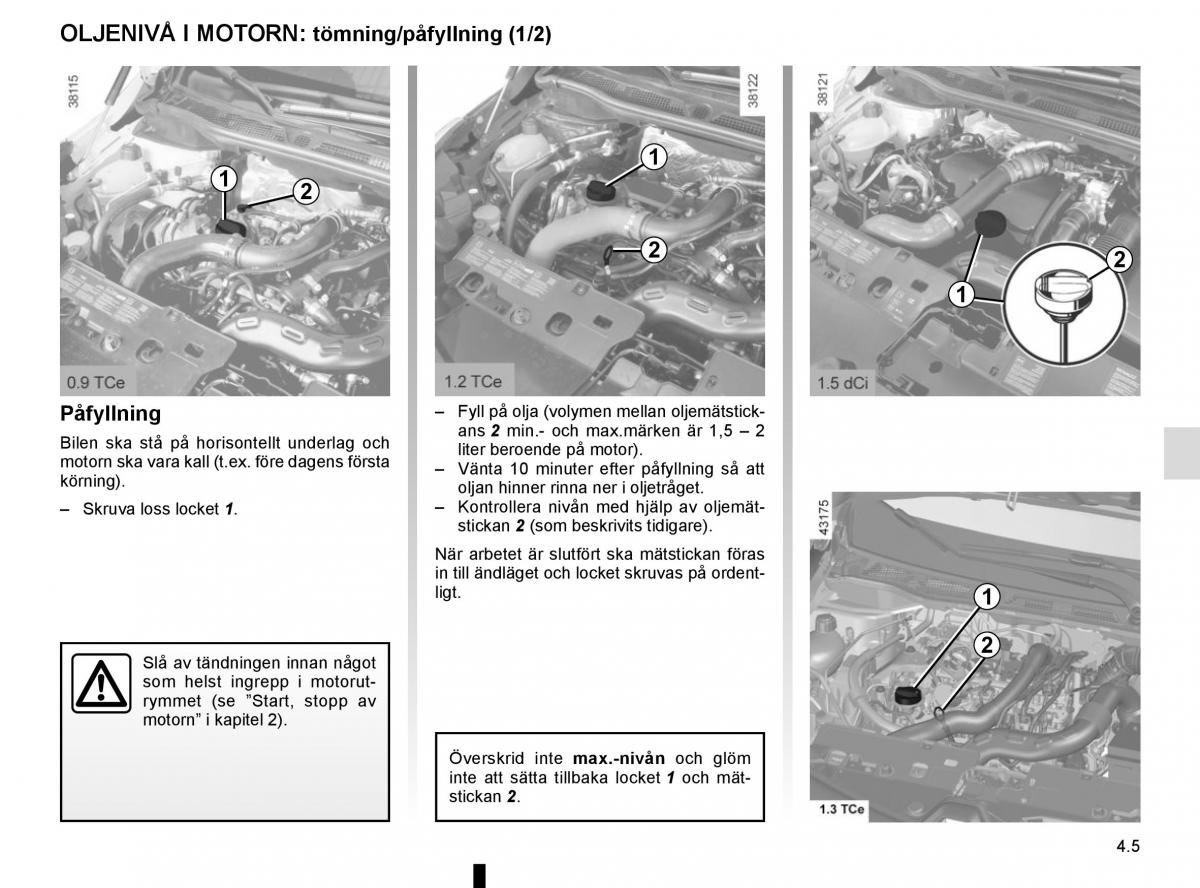 Renault Captur instruktionsbok / page 173