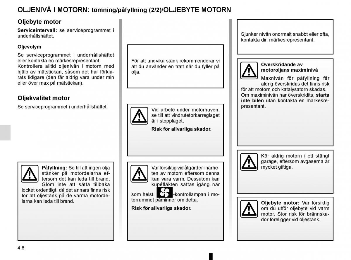 Renault Captur instruktionsbok / page 174