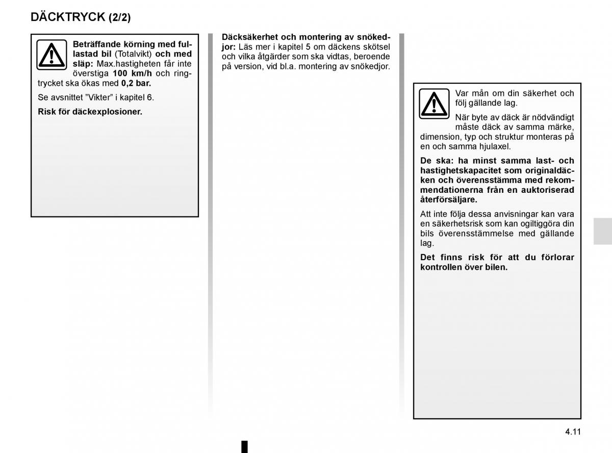 Renault Captur instruktionsbok / page 179