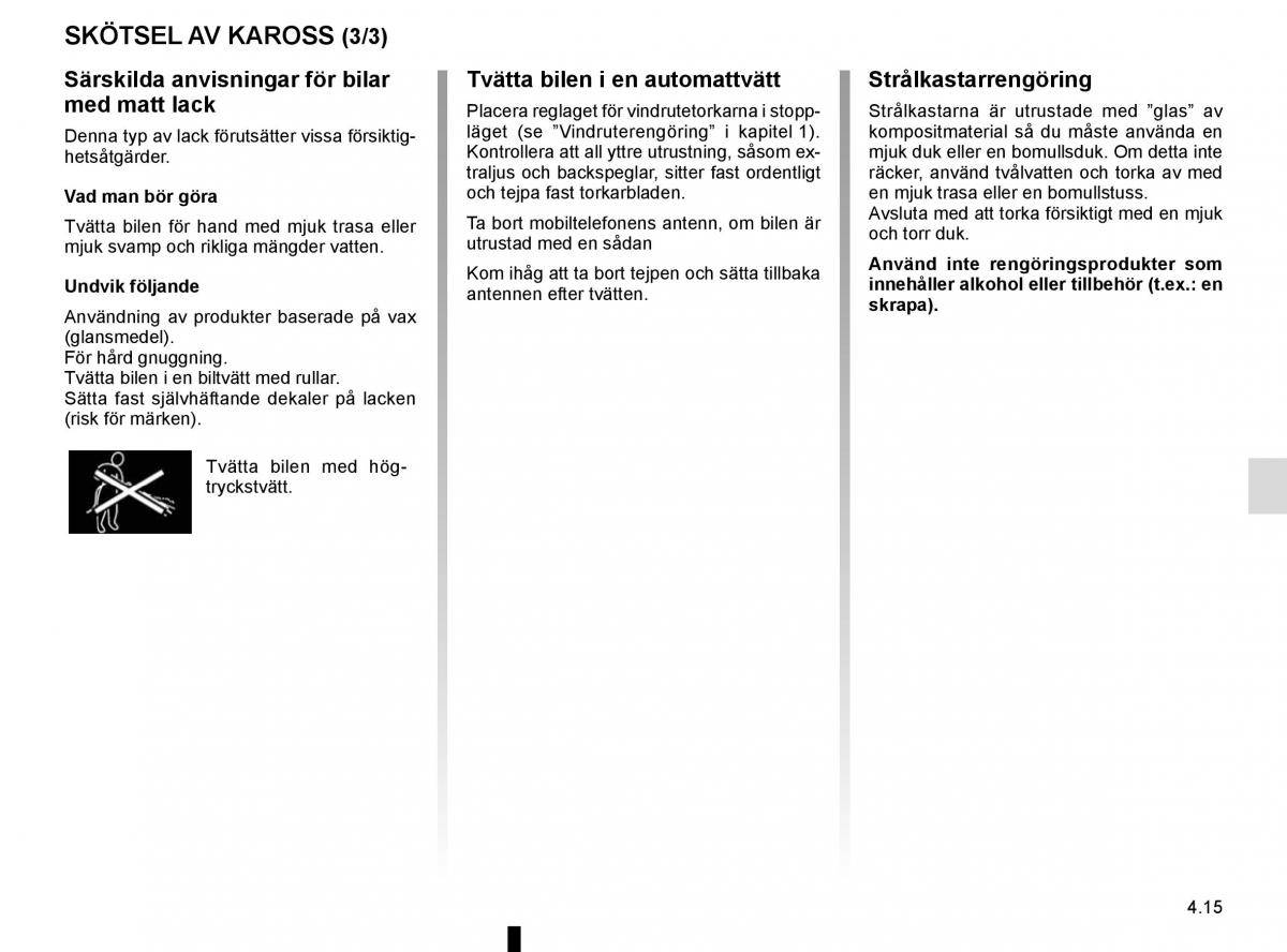 Renault Captur instruktionsbok / page 183