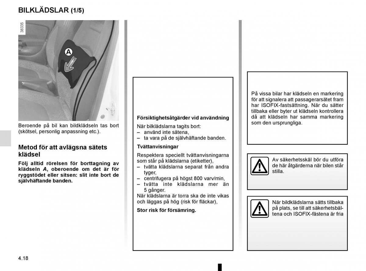 Renault Captur instruktionsbok / page 186