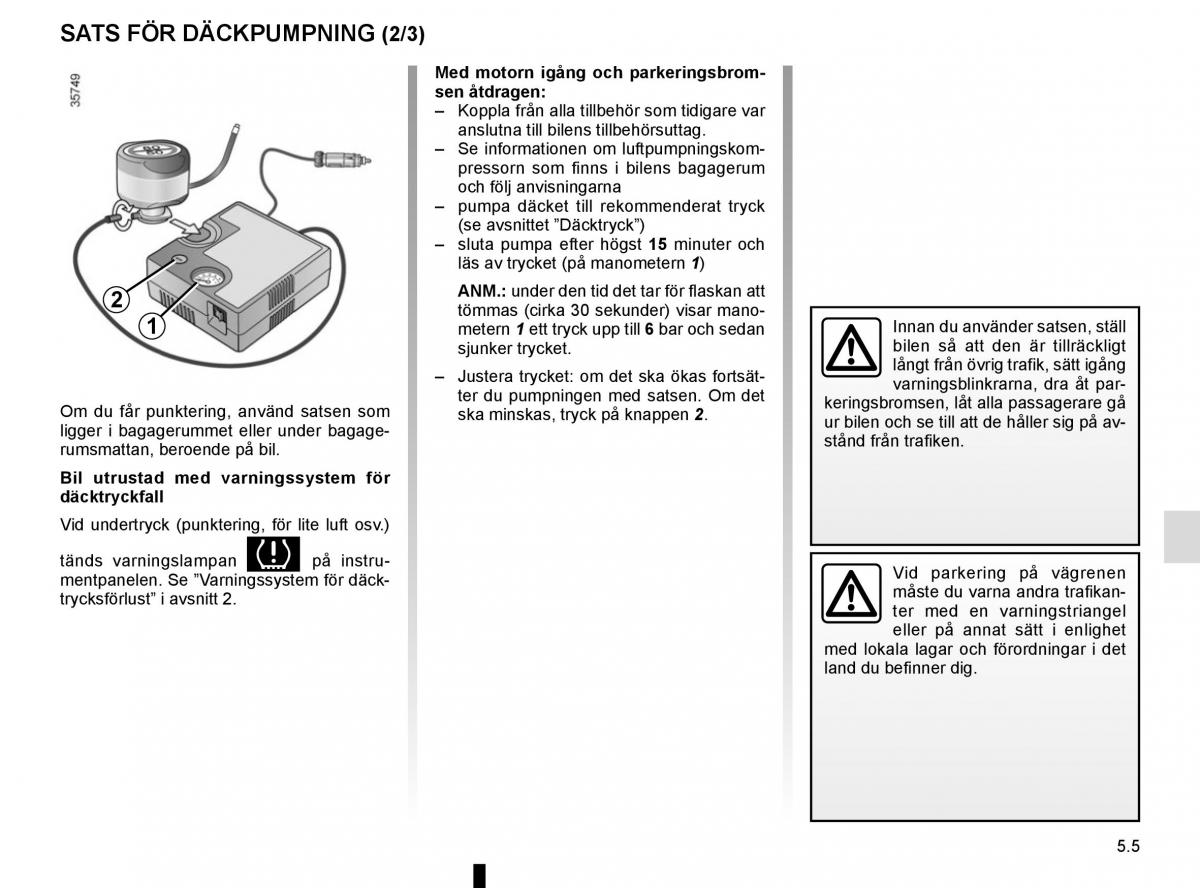 Renault Captur instruktionsbok / page 195