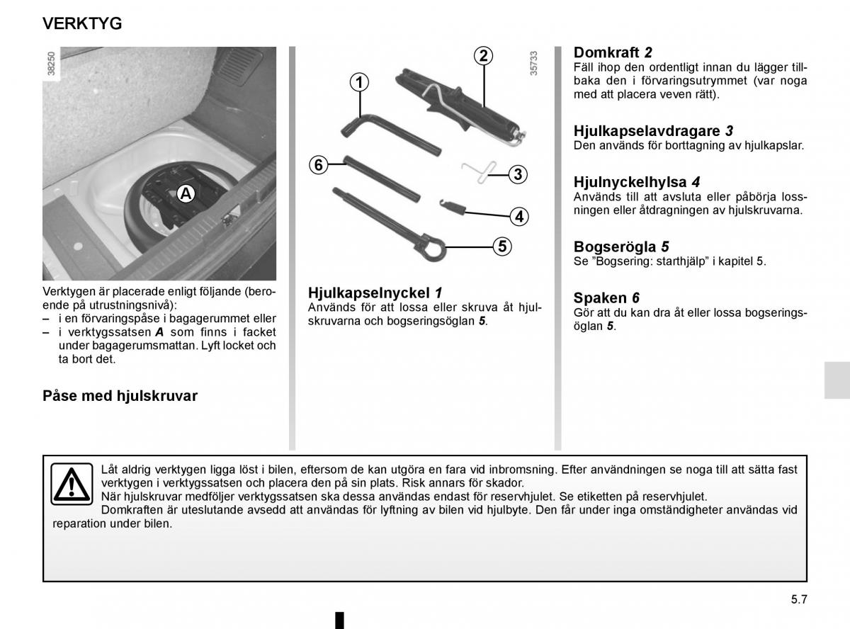 Renault Captur instruktionsbok / page 197