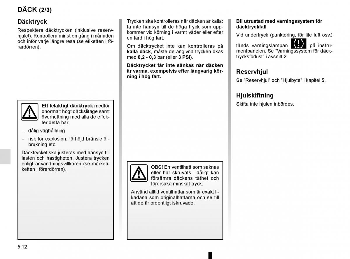 Renault Captur instruktionsbok / page 202