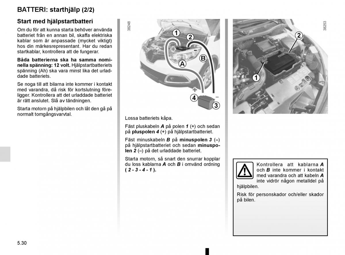 Renault Captur instruktionsbok / page 220