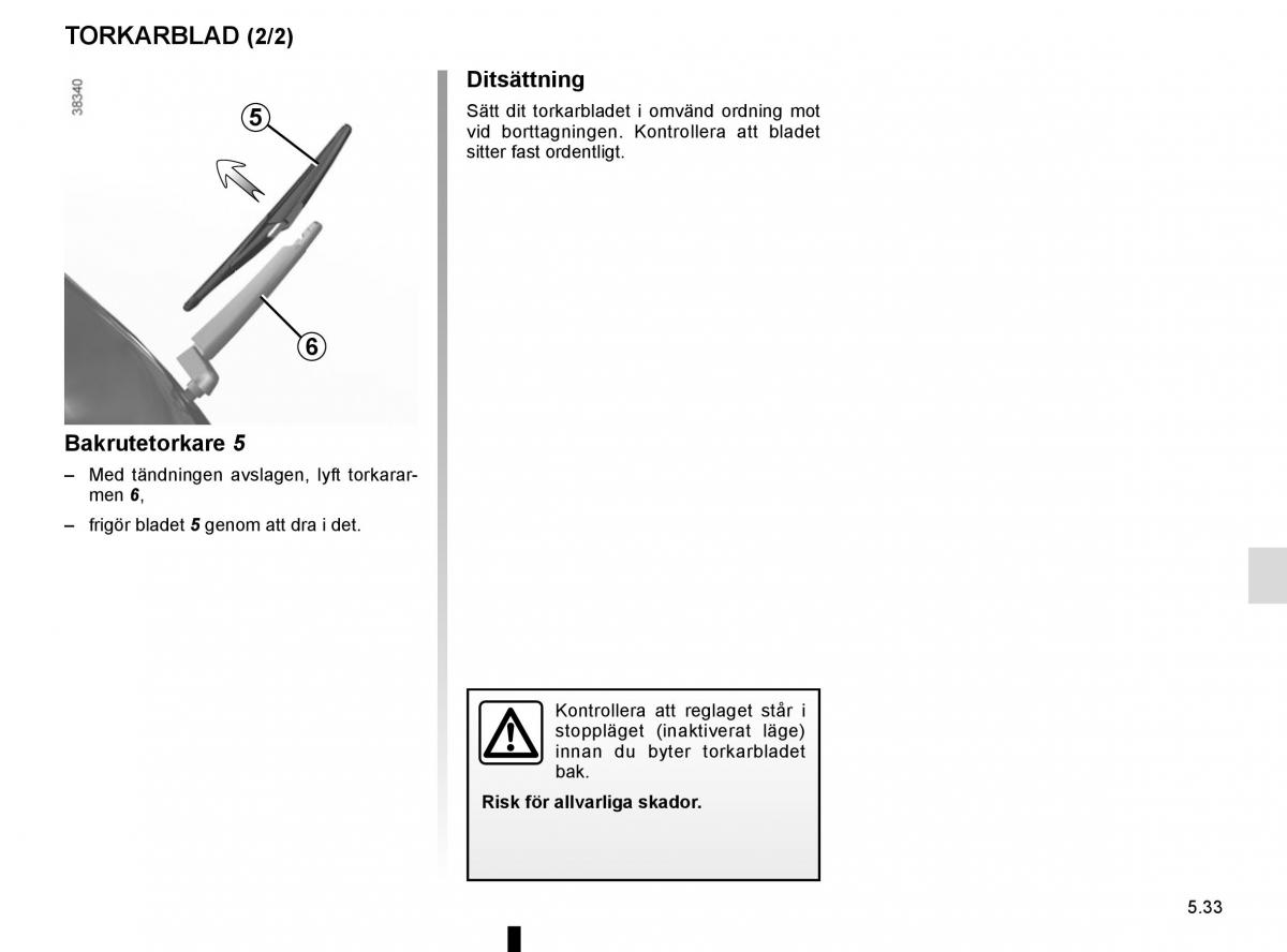 Renault Captur instruktionsbok / page 223