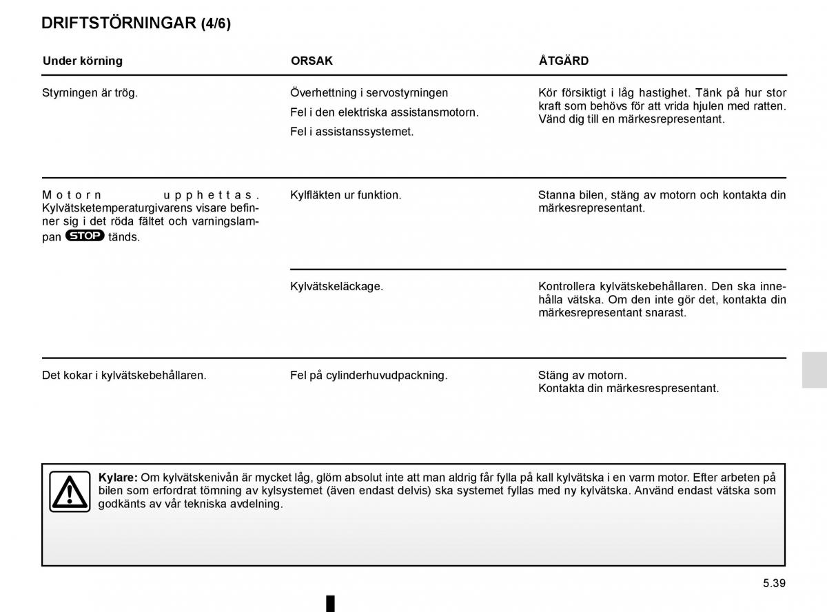 Renault Captur instruktionsbok / page 229