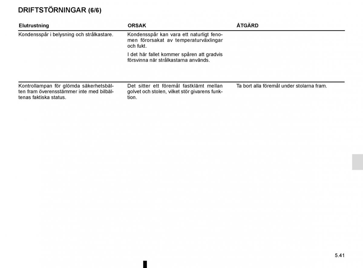 Renault Captur instruktionsbok / page 231