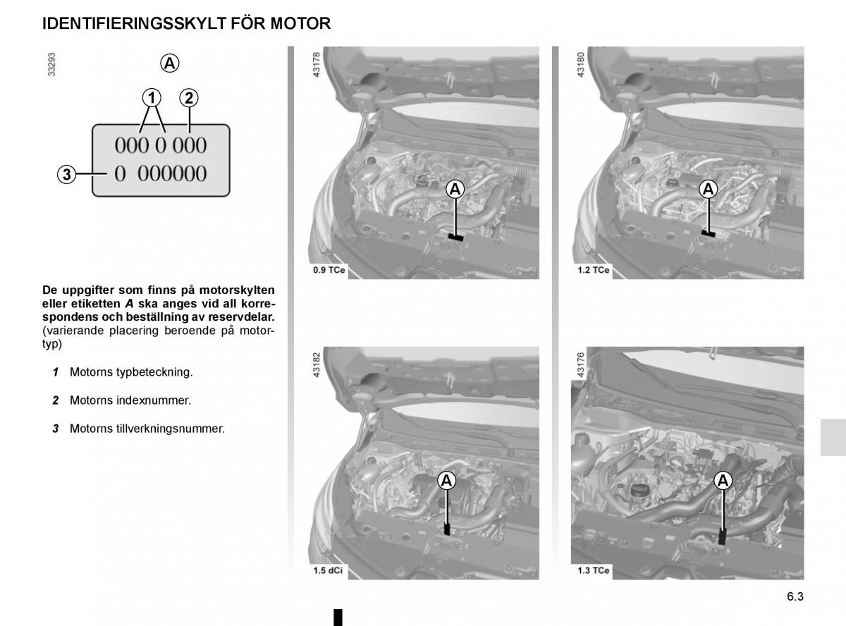 Renault Captur instruktionsbok / page 235