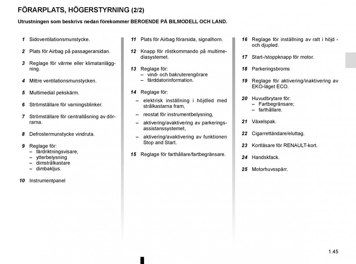 Renault Captur instruktionsbok / page 51