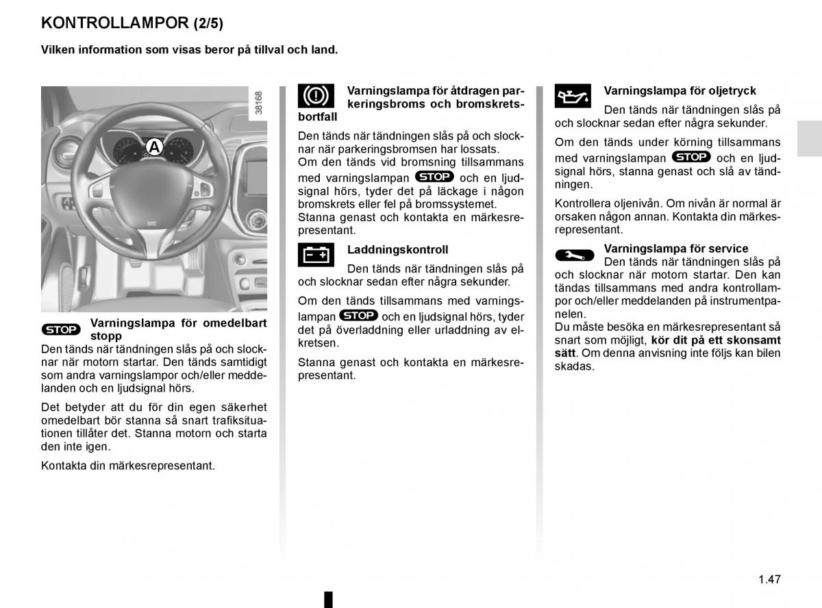 Renault Captur instruktionsbok / page 53