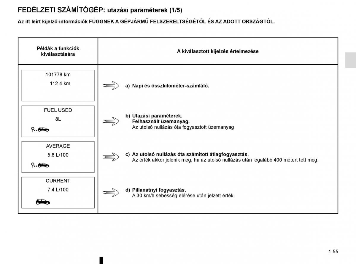 Renault Captur Kezelesi utmutato / page 61