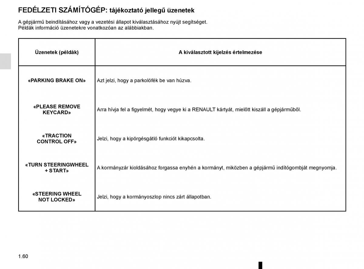 Renault Captur Kezelesi utmutato / page 66