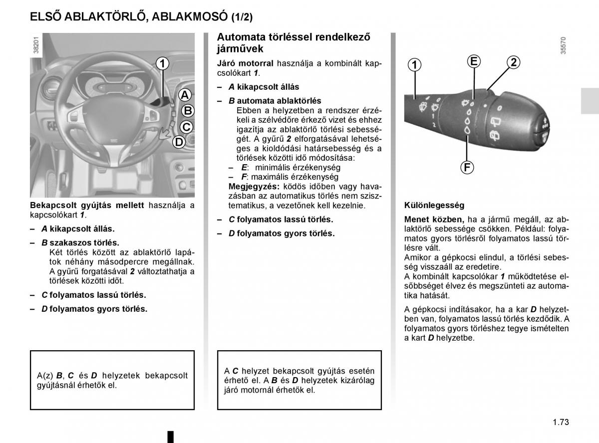 Renault Captur Kezelesi utmutato / page 79