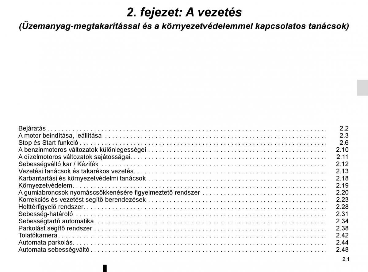 Renault Captur Kezelesi utmutato / page 85