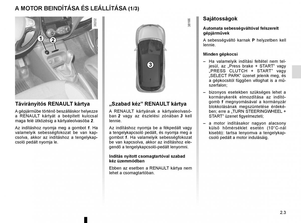 Renault Captur Kezelesi utmutato / page 87