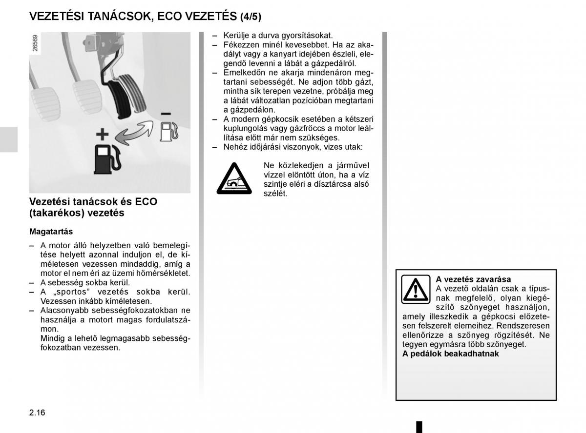 Renault Captur Kezelesi utmutato / page 100