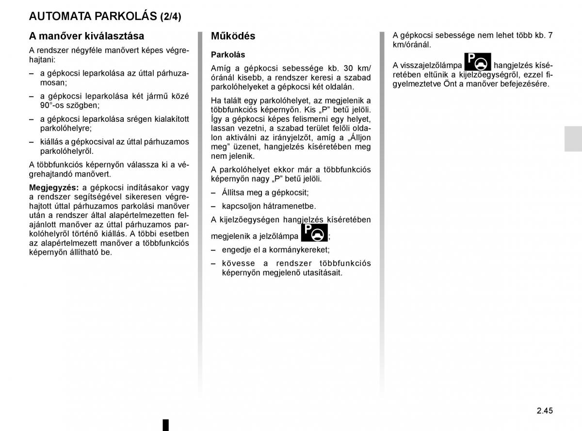 Renault Captur Kezelesi utmutato / page 129