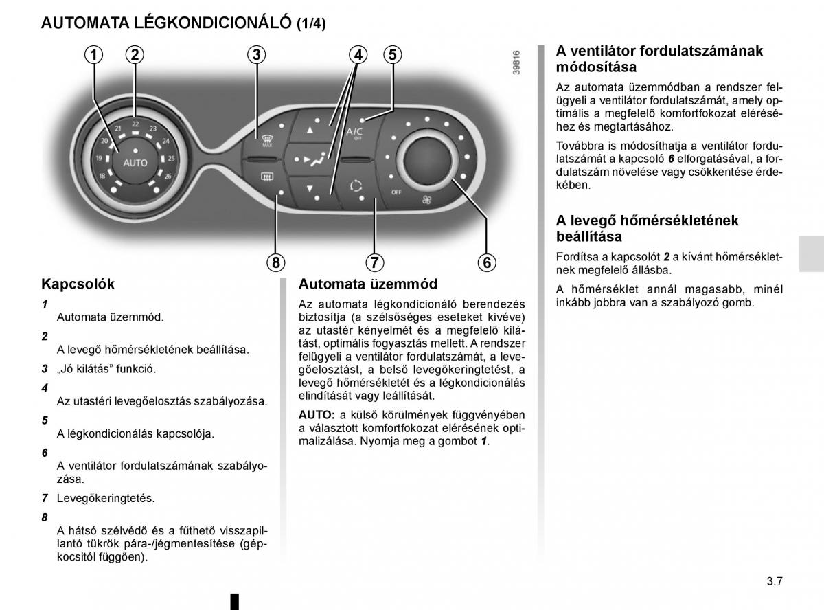 Renault Captur Kezelesi utmutato / page 141