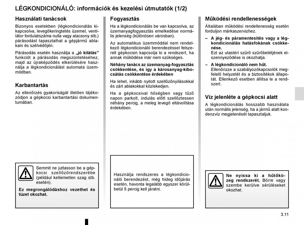 Renault Captur Kezelesi utmutato / page 145