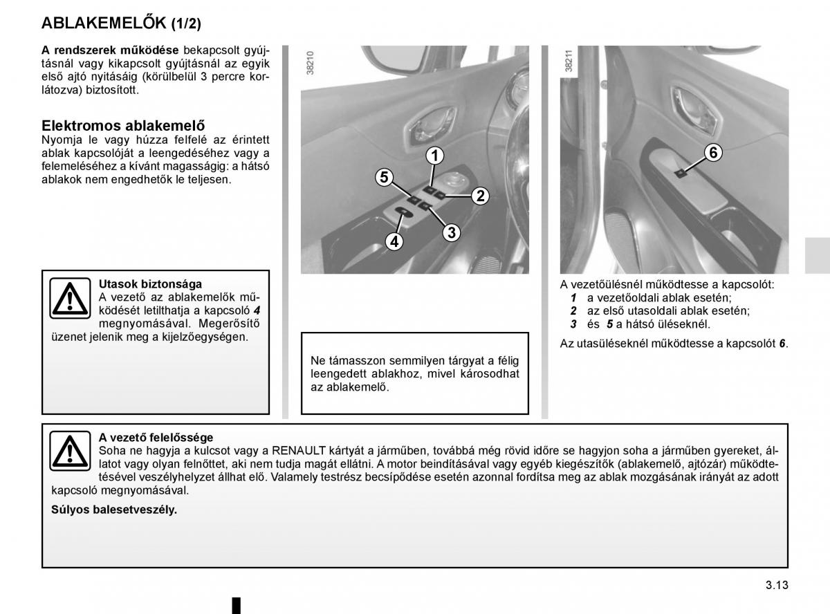 Renault Captur Kezelesi utmutato / page 147