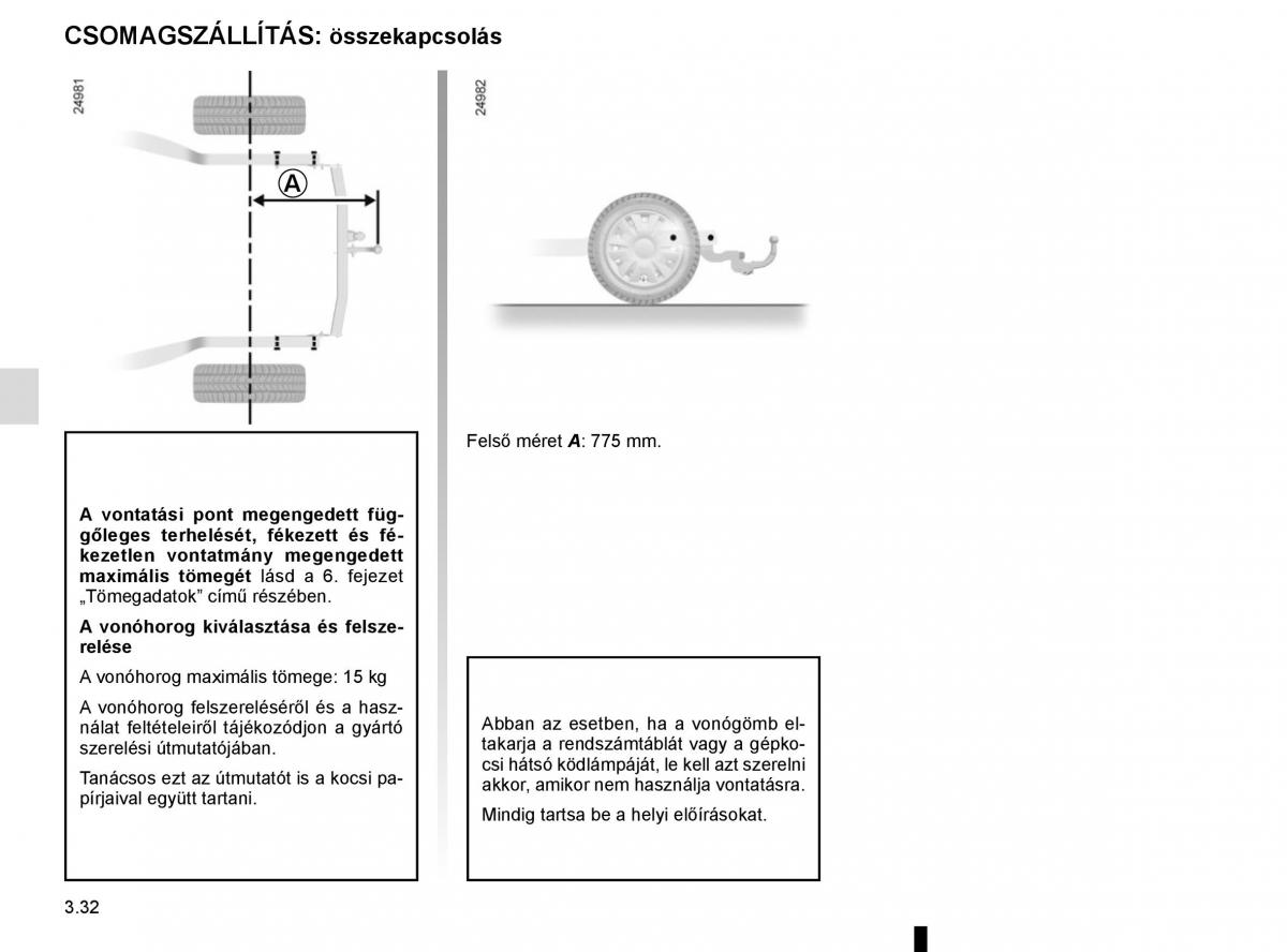 Renault Captur Kezelesi utmutato / page 166