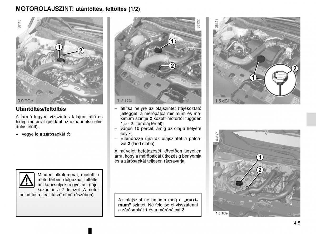 Renault Captur Kezelesi utmutato / page 173