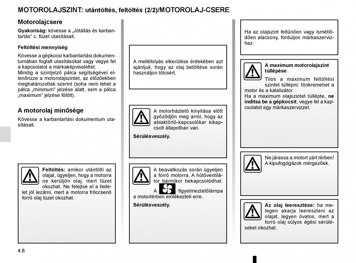 Renault Captur Kezelesi utmutato / page 174