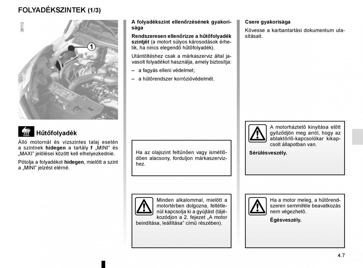 Renault Captur Kezelesi utmutato / page 175