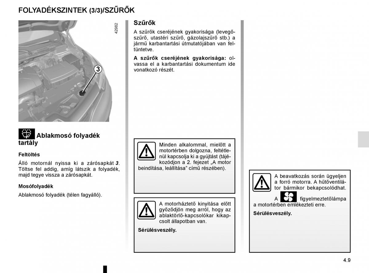 Renault Captur Kezelesi utmutato / page 177