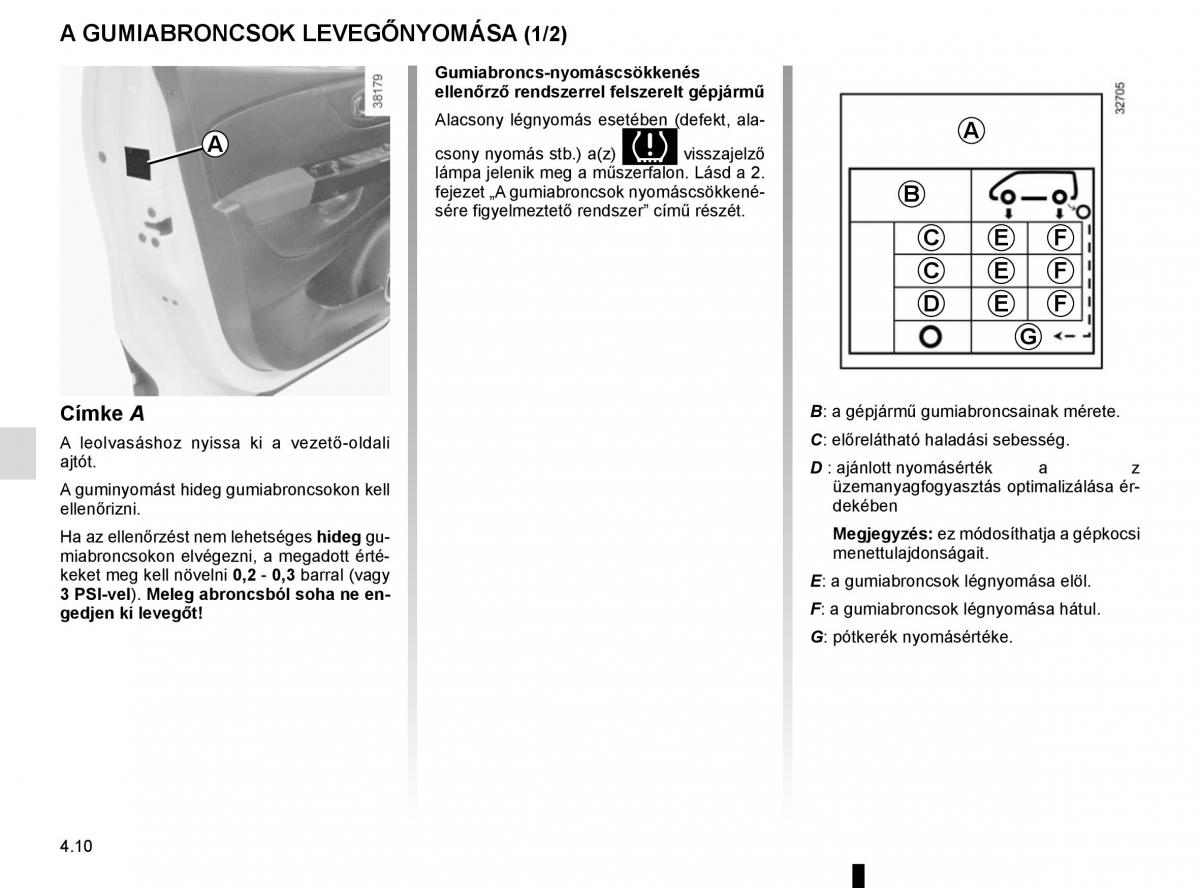 Renault Captur Kezelesi utmutato / page 178