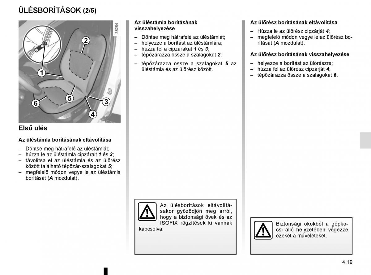 Renault Captur Kezelesi utmutato / page 187