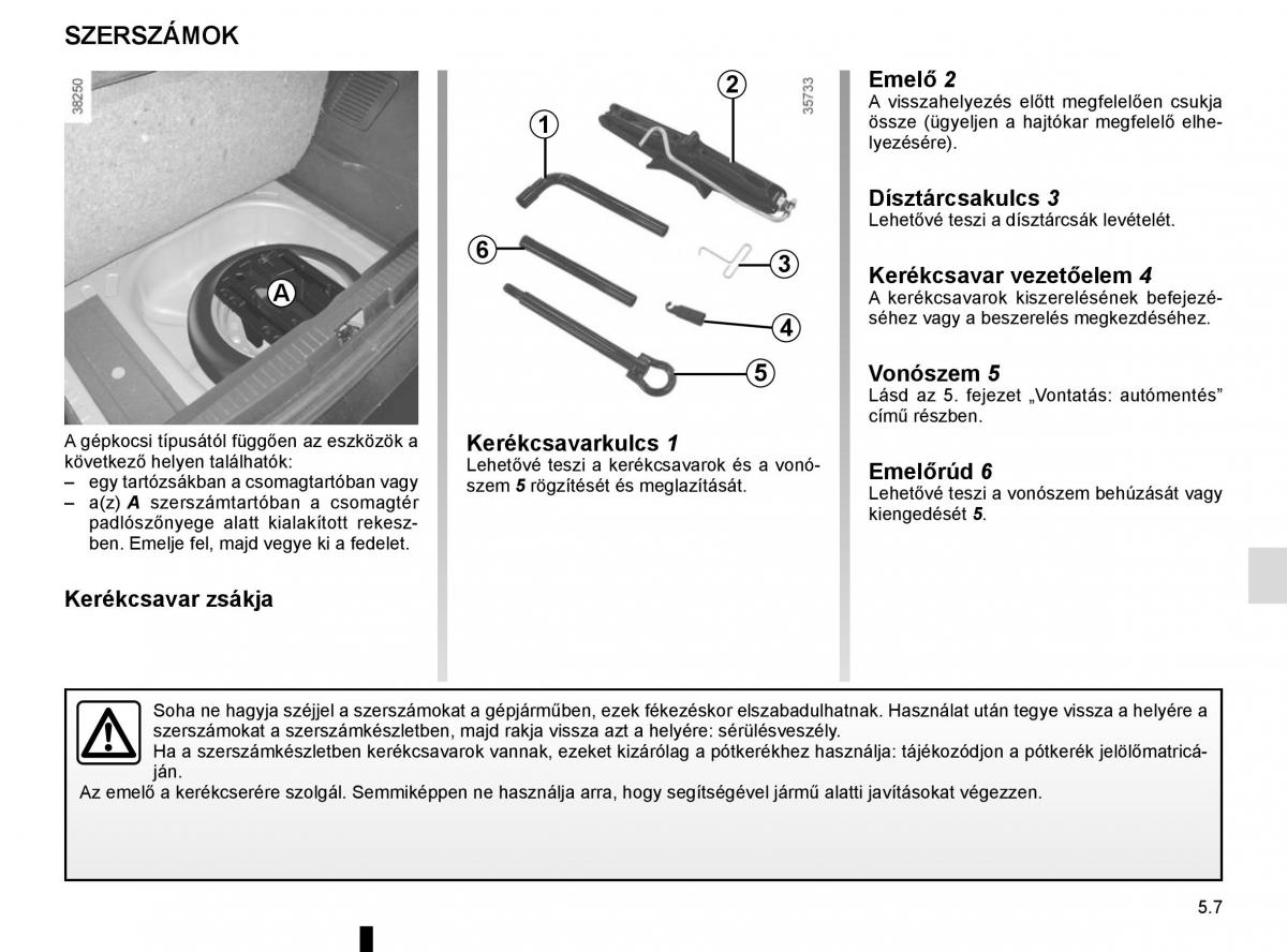 Renault Captur Kezelesi utmutato / page 197