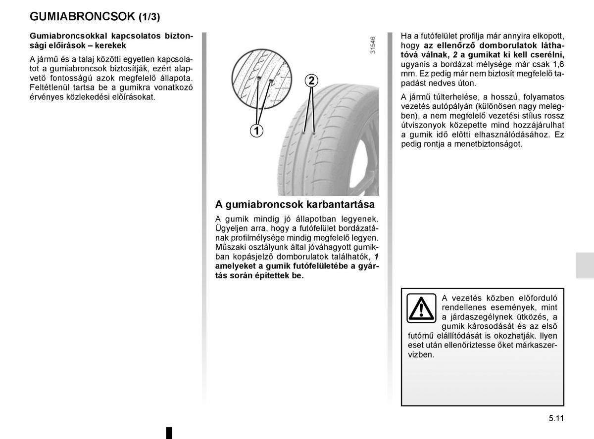 Renault Captur Kezelesi utmutato / page 201